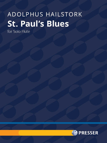 Hailstock, A - St. Paul's Blues for Solo Flute
