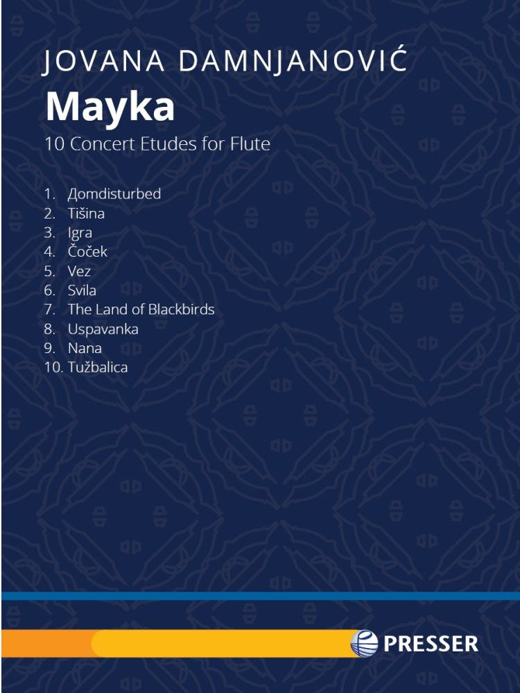 Damnjanović, Jovana - Mayka Ten Concert Etudes for Flute