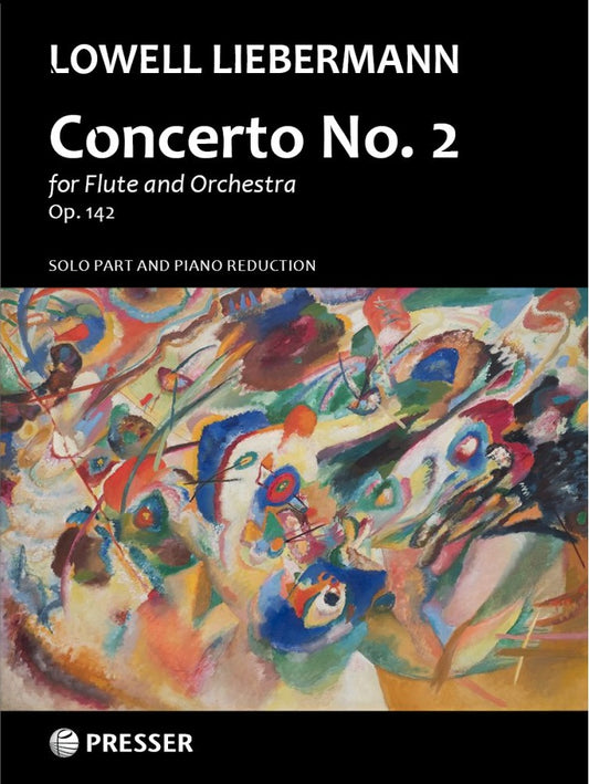 Liebermann, Lowell - Concerto No. 2 for Flute and Orchestra Solo Part and Piano Reduction
