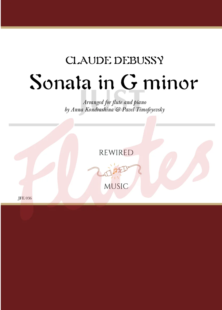 Debussy , C - Sonata in G minor for flute and piano