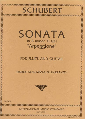 Sonata in A minor, D. 821 ('Arpeggione') for flute and guitar