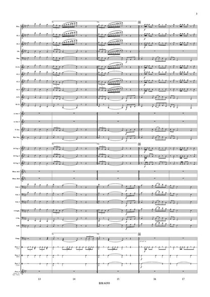 Takahashi - British Folk Song March II (Full Score and Parts) for wind band