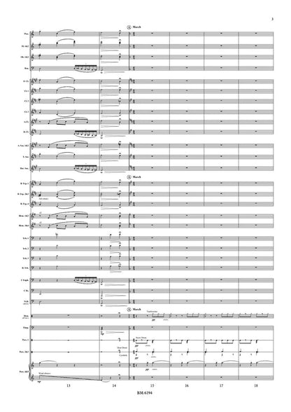 Takahashi - Circus Town Parade March for wind band (Full Score and Parts)