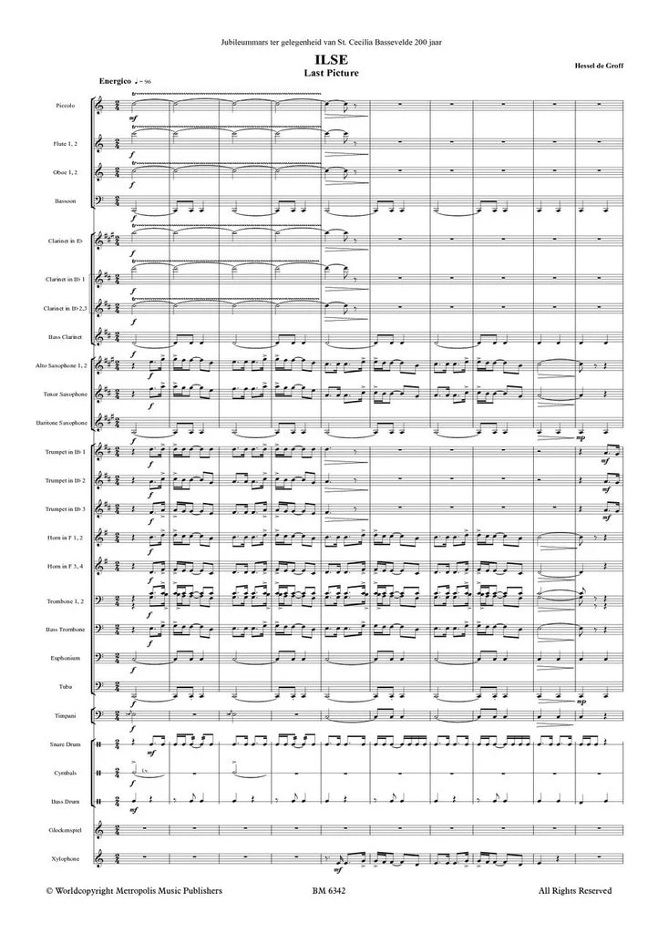 De Groff - Ilse for wind band