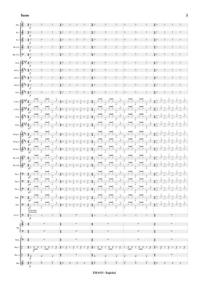 Brosse - Postcard from Baghdad (Full Score and Parts)
