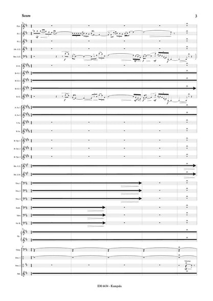 Brosse - Postcard from Kampala (Full Score and Parts)