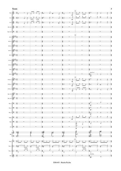 Brosse - Postcard from Machu Picchu (Full Score and Parts)