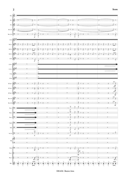 Brosse - Postcard from Buenos Aires (Full Score and Parts)