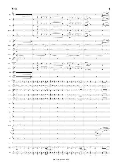 Brosse - Postcard from Buenos Aires (Full Score and Parts)