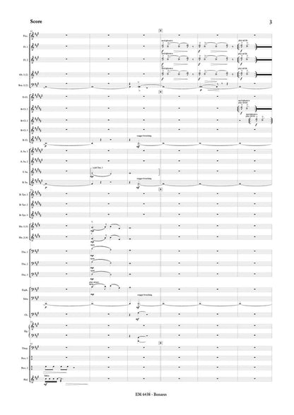 Brosse - Postcard from Benares (Full Score and Parts)