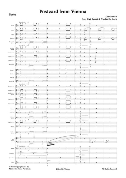 Brosse - Postcard from Vienna (Full Score and Parts)