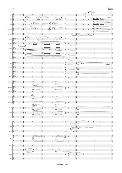 Brosse - Postcard from Petra (Full Score and Parts)