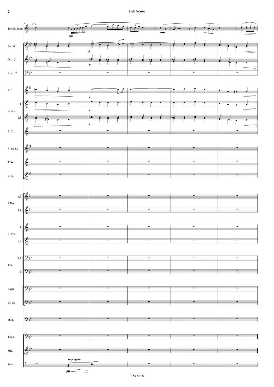 Glorieux - Fantasy for solo Euphonium and (Wind Ensemble)