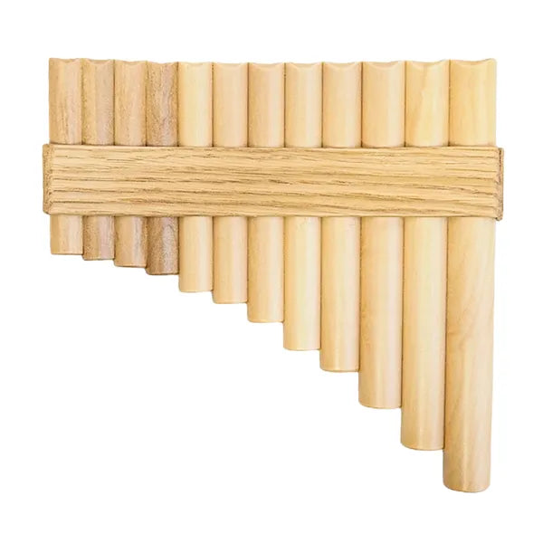 Gibonus Curved Panflute – 12-Note Maple Key C-Major (C2-G3)