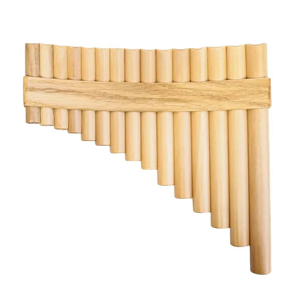 Gibonus Curved Panflute – 15-Note Maple Key G-Major (G1-G3)
