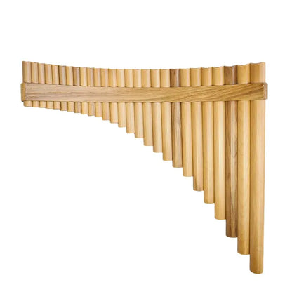 Gibonus Curved Panflute – 27-Note Maple Key C-Major (B-G4)