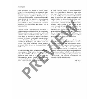 Joachim Andersen ,Kyle Dzapo (Editor) Au bord de la mer op. 9