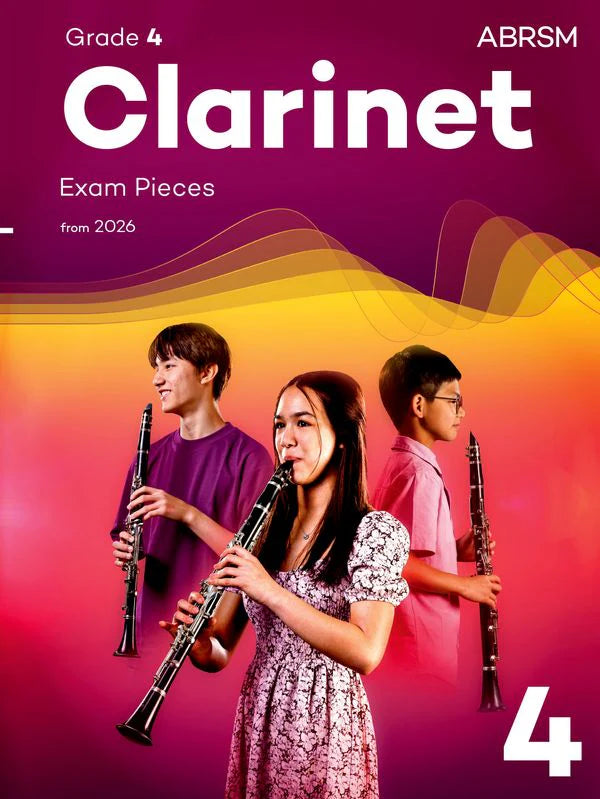 ABRSM Clarinet Exam Pieces from 2026 Grade 4 Score/Part