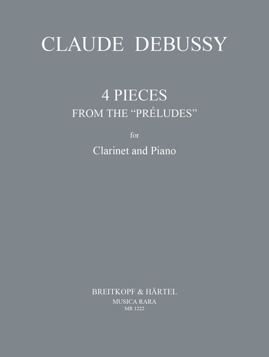 Debusssy  - 4 Pieces from the 'Preludes' (DIGITAL EDITION)