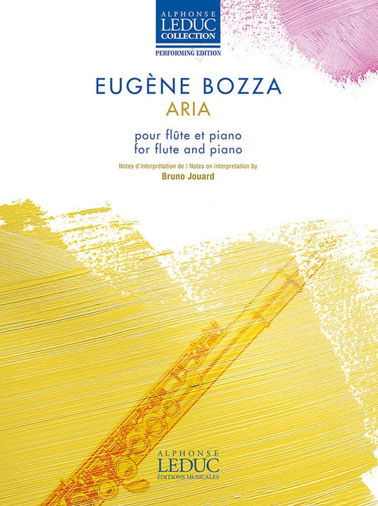 Bozza, E - Aria for flute (or violin) and piano NEW EDITION