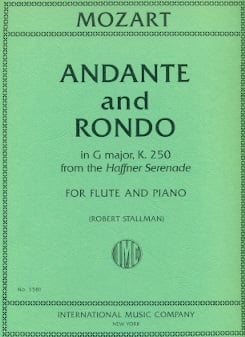 Mozart - Andante and Rondo, in G major, K. 250 from the Haffner Serenade (STALLMAN, Robert)