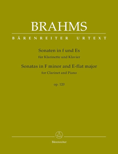 Brahms - Sonatas in F minor and E-flat major Op. 120 for clarinet
