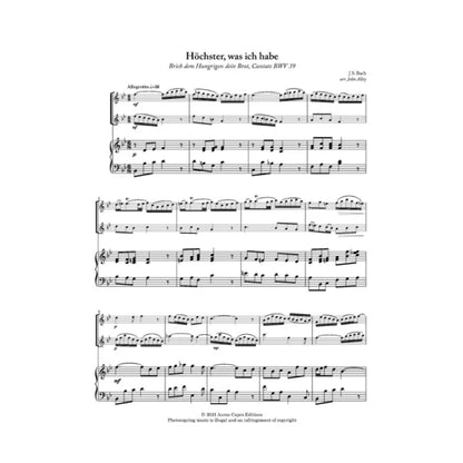 Six Arias from the Cantatas for two violins and piano - Digital Downloads