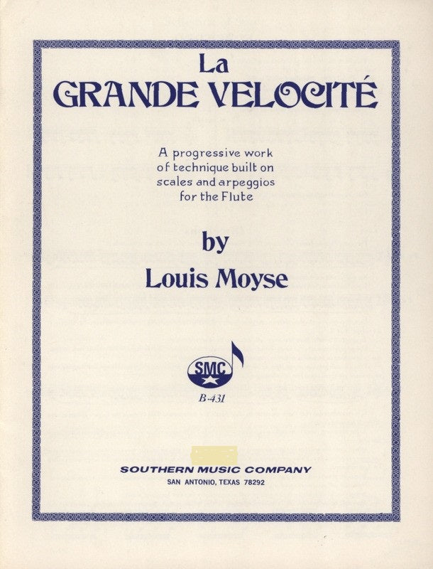 Moyse, Louis - La Grande Velocite