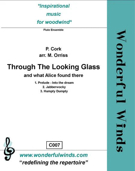 Cork, P. - Through The Looking Glass - for flute ensemble - Digital Download