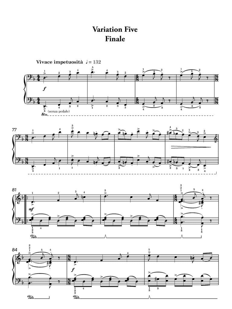 Godard, M - Theme and Shenanigans - Piano Duets and solos (Digital Download)