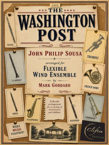 John Philip Sousa arr. Mark Goddard - The Washington Post for flexible ensemble - (Digital Download)