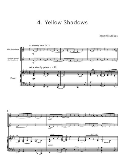 Stokes, Russell - Jazz Colours for Alto Saxophone and Piano- Digital Download