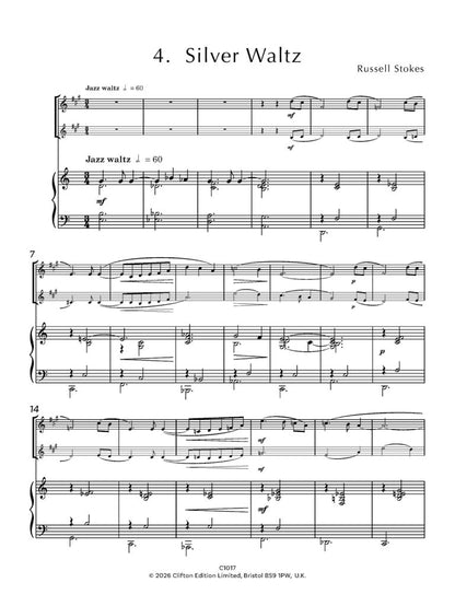 Stokes, Russell - Jazz Colours 2 for Alto Saxophone and Piano- Digital Download
