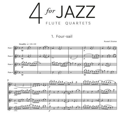 Stokes, Russell - 4 for Jazz Four Flutes - Digital Download