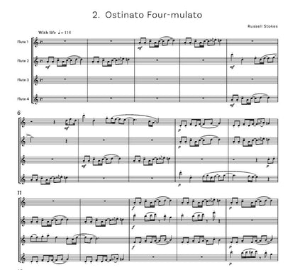Stokes, Russell - 4 for Jazz Four Flutes - Digital Download