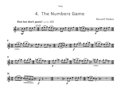 Stokes, Russell - Jazz Club Entertaining and Light-hearted Pieces for flute and piano - Digital Download