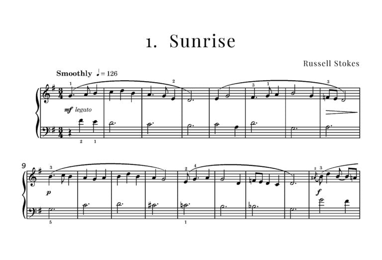 Stokes, Russell - Jazz Journey 14 Pieces for Piano in Light Jazz Styles (Digital Download)
