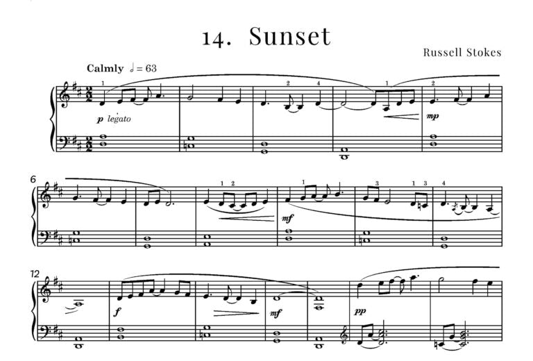 Stokes, Russell - Jazz Journey 14 Pieces for Piano in Light Jazz Styles (Digital Download)