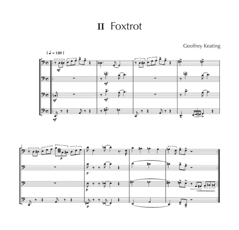 Keating, G Dance Hall Suite  - (Bassoon Quartet)- Digital Download