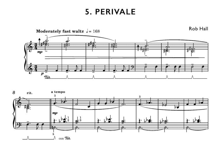 Hall, Rob - Underground for solo piano Digital Download