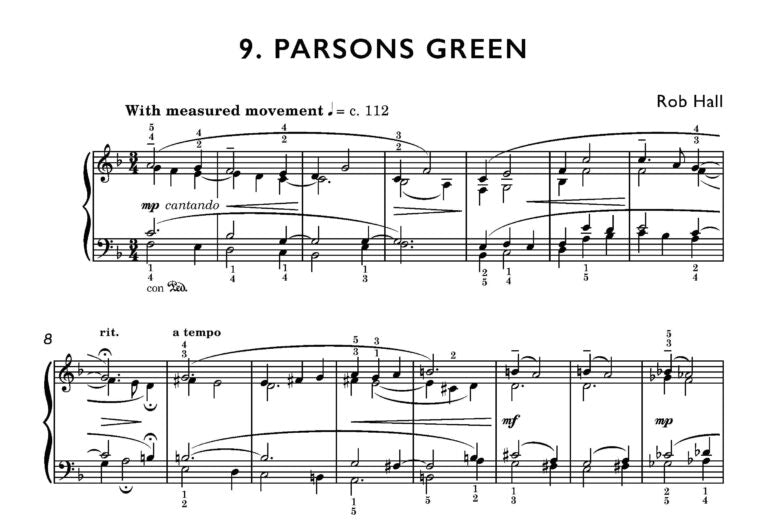 Hall, Rob - Underground for solo piano Digital Download