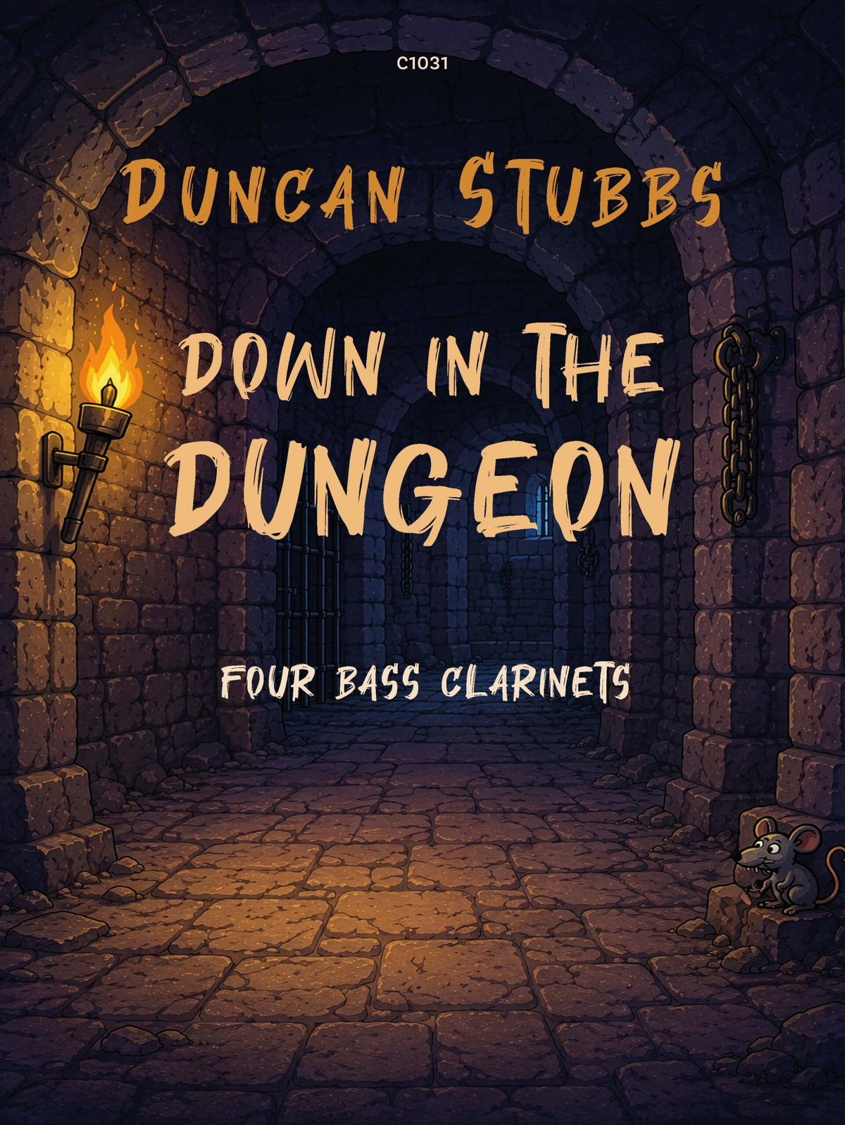 Down in the Dungeon for 4 Bass Clarinets- Digital Download
