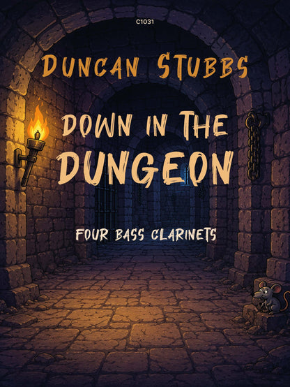 Down in the Dungeon for 4 Bass Clarinets- Digital Download