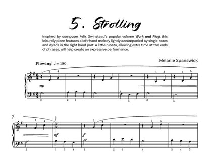 Spanswick, Melanie - Bright Spark - for solo piano Digital Download