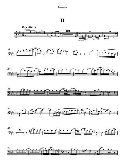Hertel, JW Concerto in E flat for bassoon (Piano reduction)- Digital Download