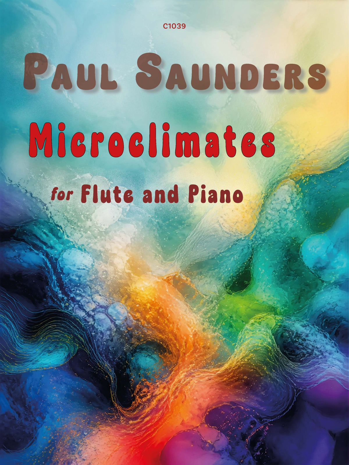 Saunders, Paul Microclimates for flute and piano - Digital Download