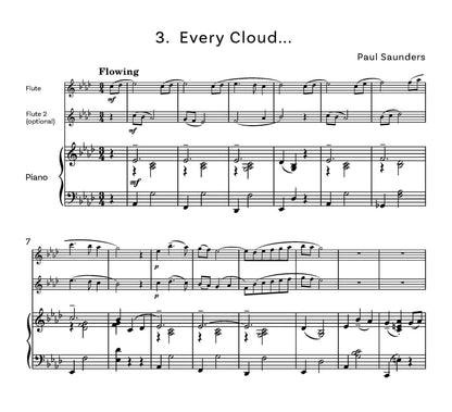 Saunders, Paul Microclimates for flute and piano - Digital Download