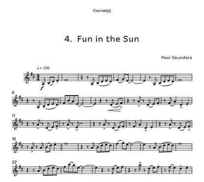Saunders, Paul Microclimates for Clarinet and piano - Digital Download