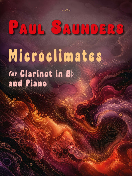 Saunders, Paul Microclimates for Clarinet and piano - Digital Download