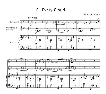 Saunders, Paul Microclimates for Clarinet and piano - Digital Download